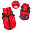 Water Resistant Puffy Vest with Built-In Harness