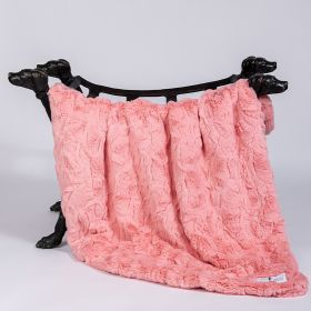 Cuddle Dog Blankets (Color: Peach, size: LG)