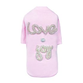 Love n Joy Tee (Color: Baby Pink, size: LG)