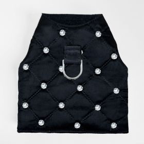 Glamour Baby Dog Harness (Color: Caviar, size: LG)