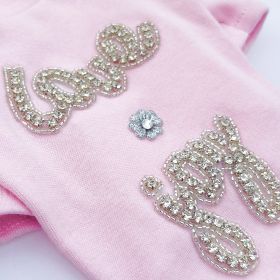 Love n Joy Tee (Color: Baby Pink, size: XS)
